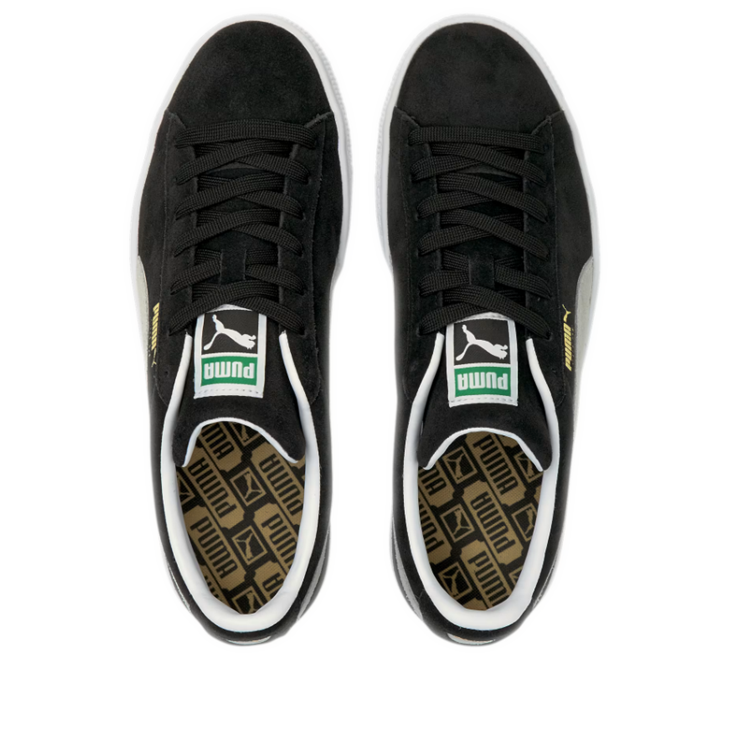 Men's Puma Suede Classic XXI Shoes - Black/ White