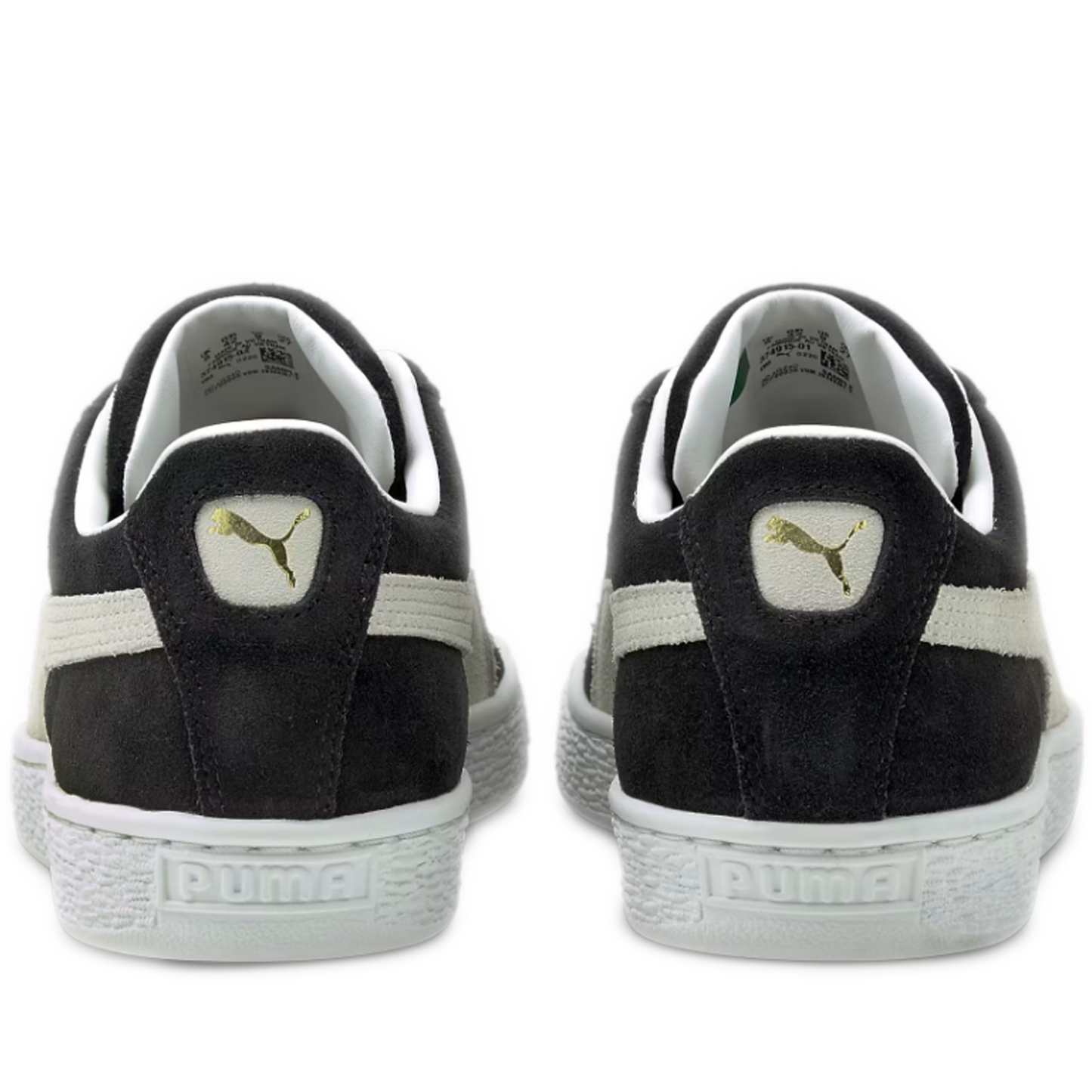 Men's Puma Suede Classic XXI Shoes - Black/ White