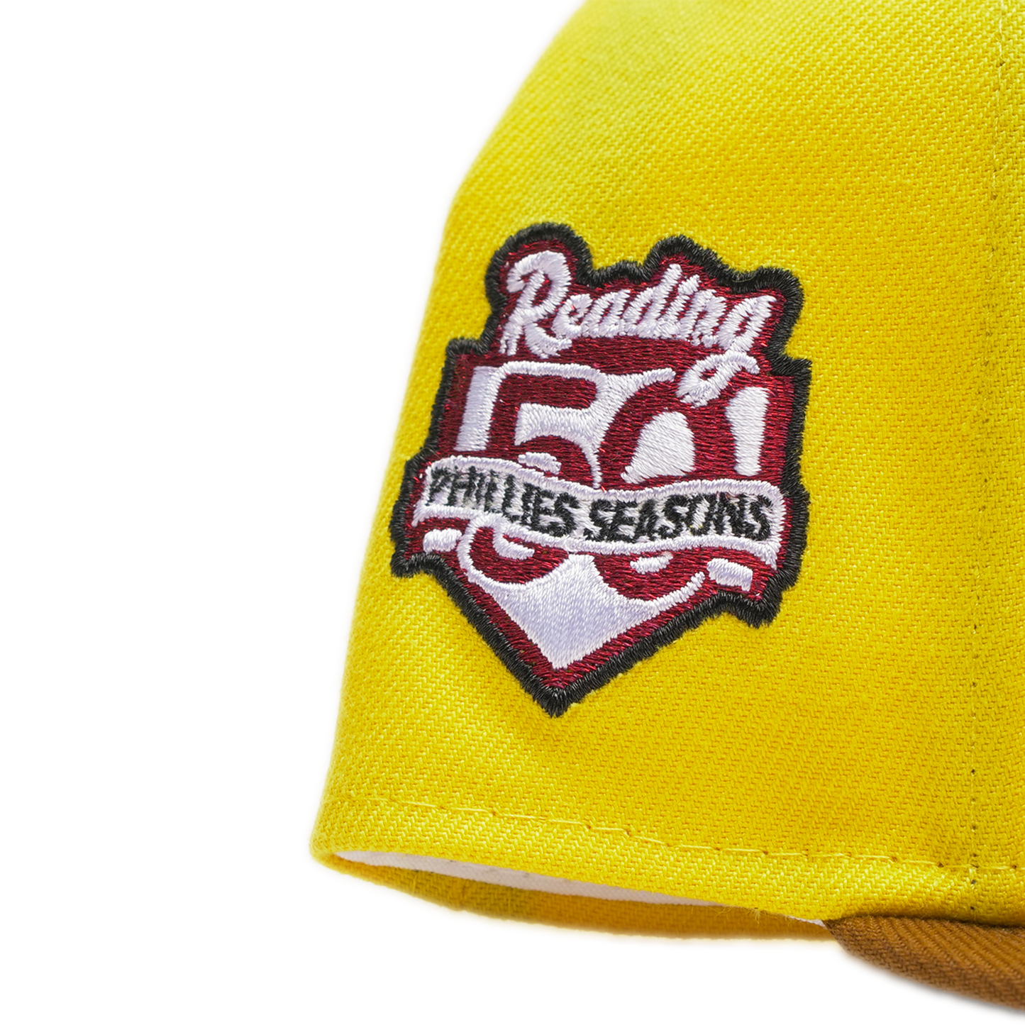 New Era Reading Fightin Phils 59Fifty Fitted Hat - Yellow/ Khaki