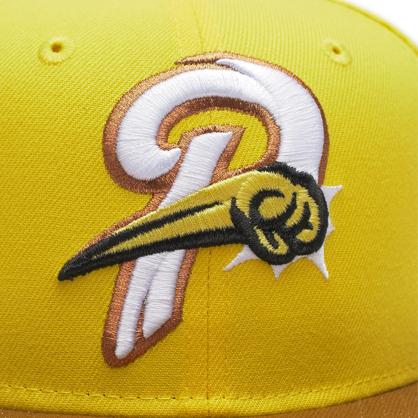 New Era Reading Fightin Phils 59Fifty Fitted Hat - Yellow/ Khaki