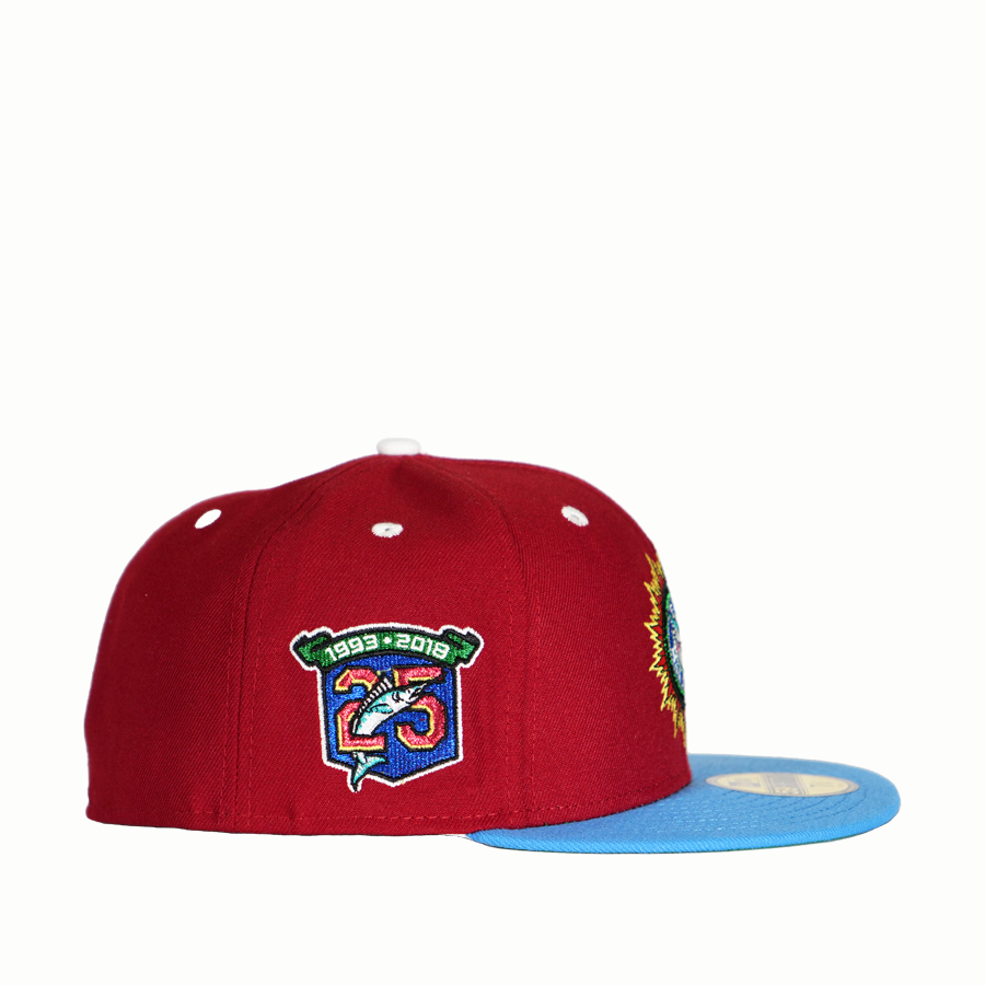 New Era Florida Marlins 59FIFTY Hat - Red/ Blue
