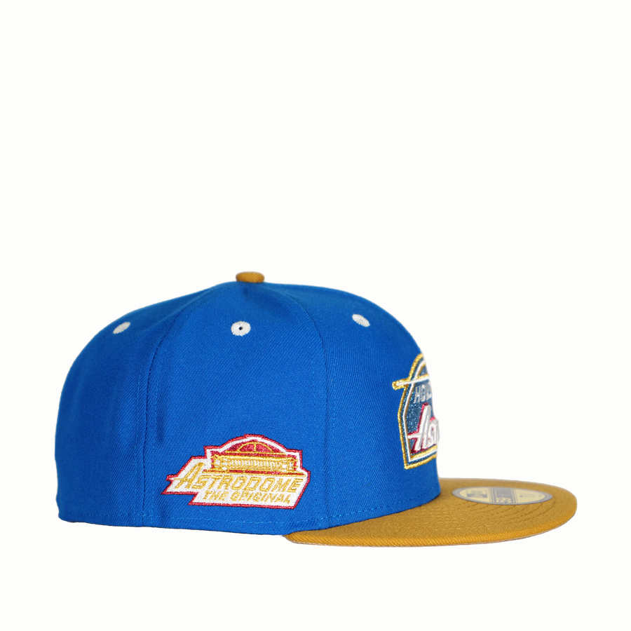 New Era Houston Astros 59FIFTY Hat - Blue/ khaki