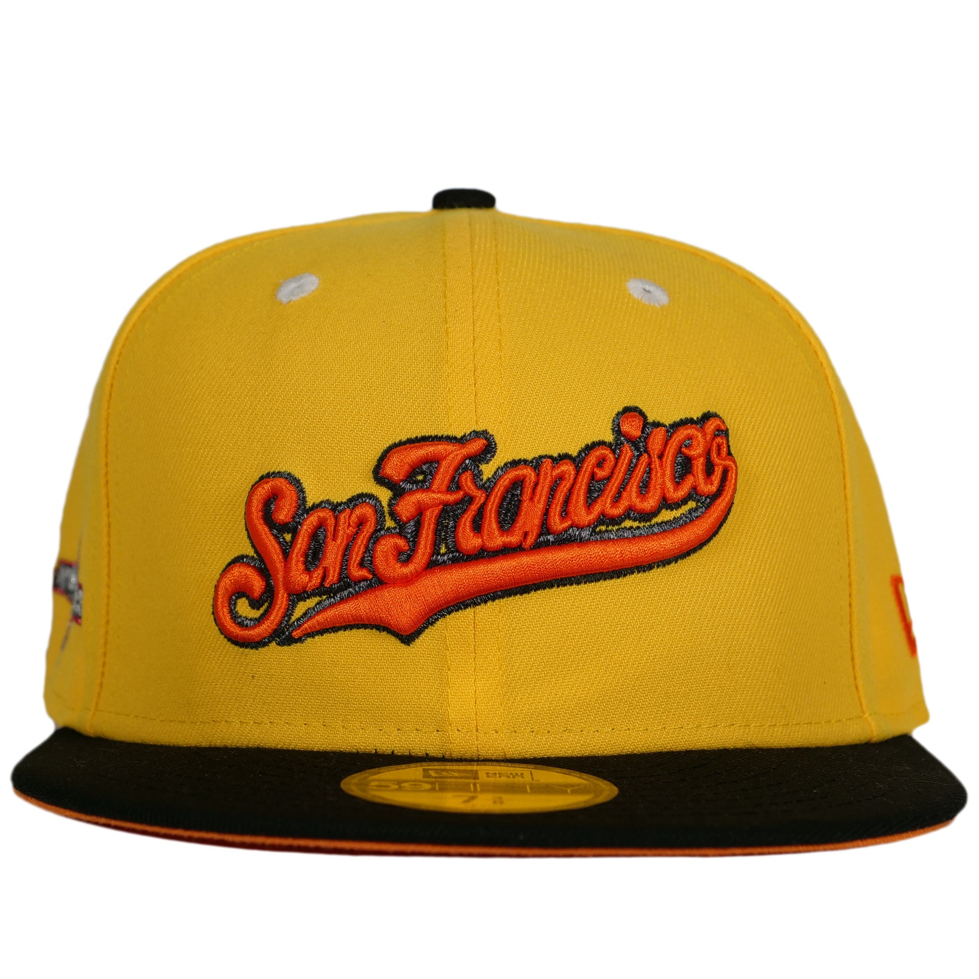 Men's New Era Yellow/Black San Francisco Giants Grilled 59FIFTY Fitted Hat